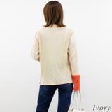 プリーツ配色ハイネック | A.NATALY | 詳細画像1 