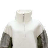 ハーフジップダンボールニットプルオーバー | A.NATALY | 詳細画像9 