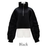 ハーフジップダンボールニットプルオーバー | A.NATALY | 詳細画像6 