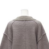 ブークレ×アルパカタッチ襟付きニットブルゾン | A.NATALY | 詳細画像14 