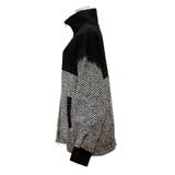 ファンシーツイード異素材切替スタンドブルゾン | A.NATALY | 詳細画像10 