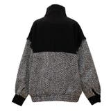 ファンシーツイード異素材切替スタンドブルゾン | A.NATALY | 詳細画像11 