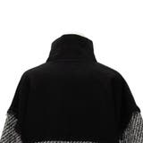 ファンシーツイード異素材切替スタンドブルゾン | A.NATALY | 詳細画像14 