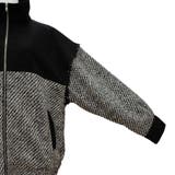 ファンシーツイード異素材切替スタンドブルゾン | A.NATALY | 詳細画像15 