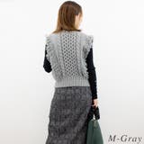 フリンジバルキーニットベスト | A.NATALY | 詳細画像3 