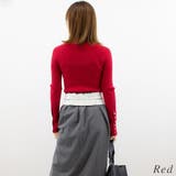 シルバー釦ハイネックニット | A.NATALY | 詳細画像1 