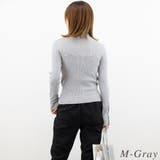 シルバー釦ハイネックニット | A.NATALY | 詳細画像5 