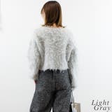 ミックスシャギークロップドプルオーバー | A.NATALY | 詳細画像3