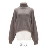 ミックスフェザークロップドハイネックプルオーバー | A.NATALY | 詳細画像8 