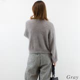 ミックスフェザークロップドハイネックプルオーバー | A.NATALY | 詳細画像3 