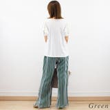 エスパンディーストライプカラーパンツ | A.NATALY | 詳細画像2