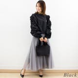 シャーリングリボンバースリーブプルオーバー | A.NATALY | 詳細画像3 