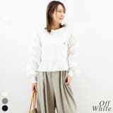 シャーリングリボンバースリーブプルオーバー | A.NATALY | 詳細画像4 