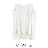 コットンオープンショルダーロングスリーブTシャツ | A.NATALY | 詳細画像13 