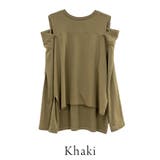 コットンオープンショルダーロングスリーブTシャツ | A.NATALY | 詳細画像14 