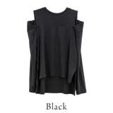 コットンオープンショルダーロングスリーブTシャツ | A.NATALY | 詳細画像18 