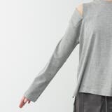 コットンオープンショルダーロングスリーブTシャツ | A.NATALY | 詳細画像23 