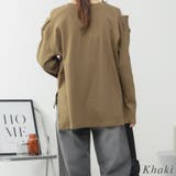 コットンオープンショルダーロングスリーブTシャツ | A.NATALY | 詳細画像5 
