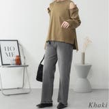 コットンオープンショルダーロングスリーブTシャツ | A.NATALY | 詳細画像6 