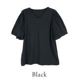 コットンパフスリーブTシャツ | A.NATALY | 詳細画像15 