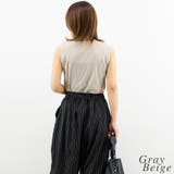 ラウンドネックノースリーブトップ | A.NATALY | 詳細画像5