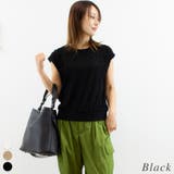 ブラック | ビラビラカットストライププルオーバー | A.NATALY