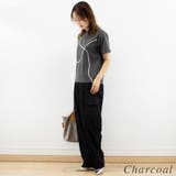 コード刺繍Tシャツ | A.NATALY | 詳細画像2