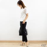 コード刺繍Tシャツ | A.NATALY | 詳細画像4