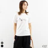 オフ | 箔プリントTシャツ | A.NATALY