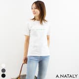 オフ | エンボス加工×カラープリントＴシャツ | A.NATALY
