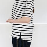 ボーダー5分袖トップス | A.NATALY | 詳細画像10 