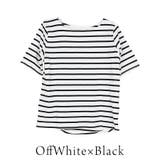 ボーダー5分袖トップス | A.NATALY | 詳細画像5 