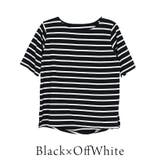 ボーダー5分袖トップス | A.NATALY | 詳細画像6 