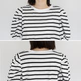 ボーダーパフスリーブトップス | A.NATALY | 詳細画像8 