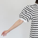 ボーダーパフスリーブトップス | A.NATALY | 詳細画像10 