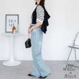 ボーダーパフスリーブトップス | A.NATALY | 詳細画像2 