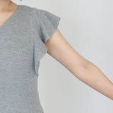 フレアーフレンチスリーブTシャツ | A.NATALY | 詳細画像16