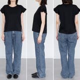 袖フレアーフレンチスリーブトップス | A.NATALY | 詳細画像12