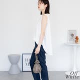 脇タックノースリーブトップス | A.NATALY | 詳細画像4 