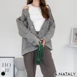 オフホワイト | リブスクエアーネックタンクトップ | A.NATALY