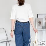 リブプチハイネック半袖Ｔシャツ | A.NATALY | 詳細画像1 