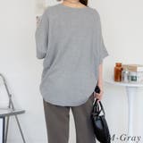 コットンワッフル7分袖ドルマンTシャツ | A.NATALY | 詳細画像7