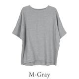コットンワッフル7分袖ドルマンTシャツ | A.NATALY | 詳細画像16