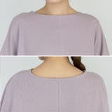 コットンワッフル7分袖ドルマンTシャツ | A.NATALY | 詳細画像20