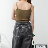 カップ付きコットンフライスキャミソール | A.NATALY | 詳細画像8