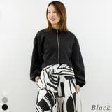 ブラック | バルーンスリーブショートジャケット | A.NATALY