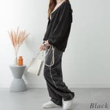 ミニ裏毛V空きジップアップブルゾン | A.NATALY | 詳細画像8 