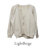 ミニ裏毛V空きジップアップブルゾン | A.NATALY | 詳細画像10 