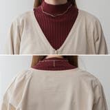 ミニ裏毛V空きジップアップブルゾン | A.NATALY | 詳細画像14 