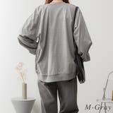 ミニ裏毛V空きジップアップブルゾン | A.NATALY | 詳細画像1 